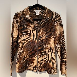 Exclusively Misook shimmer jacket size small petite